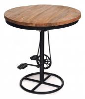 Стол круглый Secret de Maison LAMMERTAL (mod. O-254) дерево манго/металл, 80х80х84см, хела/металл натуральный фото Стол круглый Secret de Maison LAMMERTAL (mod. O-254) дерево манго/металл, 80х80х84см, хела/металл натуральный. Фото №1