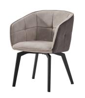 Стул HERTA 13367 LIGHT GREY серо-бежевый. Фото №1