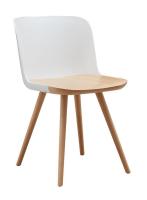 Стул DC-S097A белый/бук