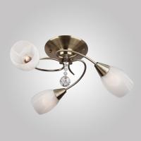 Потолочная люстра Eurosvet Virginia 30100/3 античная бронза фото Потолочная люстра Eurosvet Virginia 30100/3 античная бронза. Фото №1