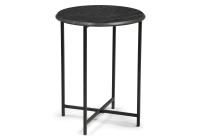 Журнальный стол Грейс мрамор черный / черный фото Журнальный стол Грейс мрамор черный / черный. Фото №1