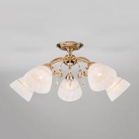 Потолочная люстра Eurosvet Camilla 30156/5 золото. Фото №1