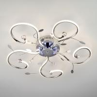 Потолочная люстра Eurosvet Curl 90129/5 хром 64W фото Потолочная люстра Eurosvet Curl 90129/5 хром 64W. Фото №1