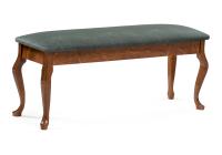 Банкетка Хиль орех / зеленая. Фото №1