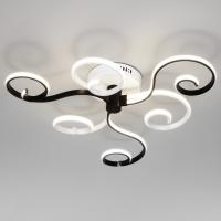 Потолочная люстра Eurosvet Friori 90149/3 белый/черный. Фото №1