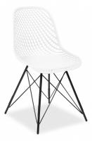 Стул VINCENT (mod. 8001) металл/пластик, 46,5 х 53 х 83,5 см, белый/черный (поставляется по 4 шт) фото Стул VINCENT (mod. 8001) металл/пластик, 46,5 х 53 х 83,5 см, белый/черный (поставляется по 4 шт). Фото №1