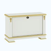 Обувница 1350 Слоновая кость с золотом фото Обувница 1350 Слоновая кость с золотом. Фото №1