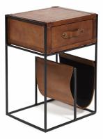 Тумба Secret De Maison BREAK ( mod. 2661) металл/кожа буйвола, 38x33x60, Античный светлый фото Тумба Secret De Maison BREAK ( mod. 2661) металл/кожа буйвола, 38x33x60, Античный светлый. Фото №1