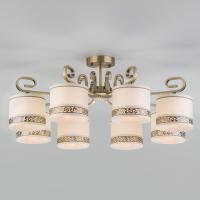 Потолочная люстра Eurosvet Frangia 60086/8 античная бронза фото Потолочная люстра Eurosvet Frangia 60086/8 античная бронза. Фото №1