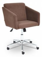 Кресло MILAN хром флок , коричневый, 6 фото Кресло MILAN хром флок , коричневый, 6. Фото №1