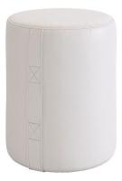 Пуф Рони, (350х350х460) белый (экокожа) фото Пуф Рони, (350х350х460) белый (экокожа). Фото №1
