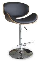 Стул барный JY1076 черный/хром фото Стул барный JY1076 черный/хром. Фото №1