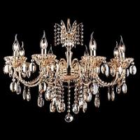 Подвесная люстра Eurosvet Reinis 10025/8 золото/тонированный хрусталь Strotskis фото Подвесная люстра Eurosvet Reinis 10025/8 золото/тонированный хрусталь Strotskis. Фото №1