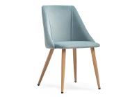 Стул Morgan  light blue / wood фото Стул Morgan  light blue / wood