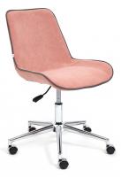 Кресло STYLE флок , розовый, 137. Фото №1
