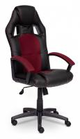 Компьютерное кресло DRIVER кож/зам/ткань, черный/бордо, 36-6/13 (id:  ). Фото №1
