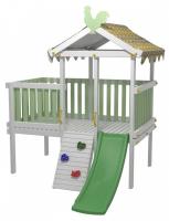 Комплекс игровой ДК7Б, бирюзовый, серый фото Комплекс игровой ДК7Б, бирюзовый, серый. Фото №1