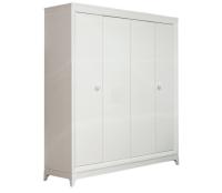 Шкаф для одежды Сабрина ММ-302-01/04Б (альба)