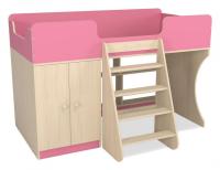 Набор для детской Р441, древесина коричневая светлая дуб. Фото №1