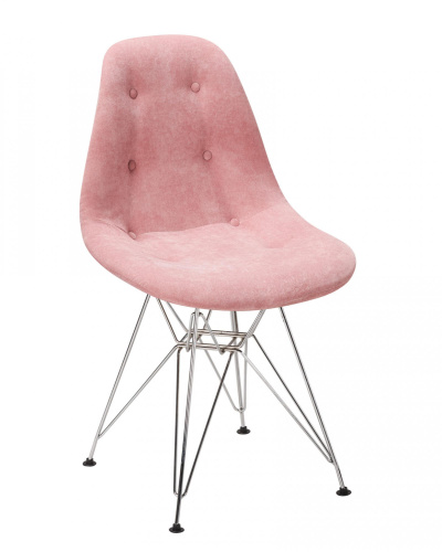 Стул Eames Розов/CR фото Стул Eames Розов/CR. Фото №1