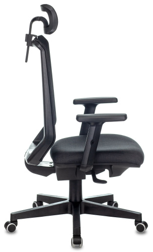 Кресло руководителя Бюрократ EXPERT черный TW-01 38-418 сетка/ткань с подголов. крестовина пластик. Фото №5