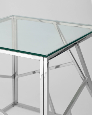 Журнальный столик 55*55 АРТ ДЕКО серебро фото Журнальный столик 55*55 АРТ ДЕКО серебро. Фото №5