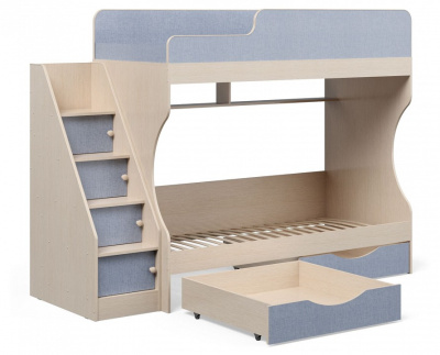 Кровать двухъярусная Р443 Капризун 6, голубой фото Кровать двухъярусная Р443 Капризун 6, голубой. Фото №5