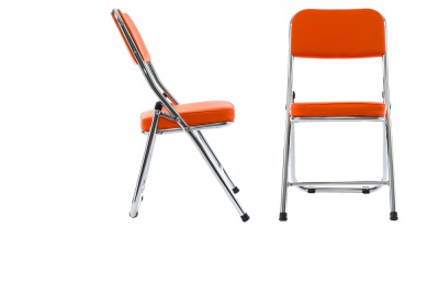 Стул Chair раскладной оранжевый фото Стул Chair раскладной оранжевый. Фото №2