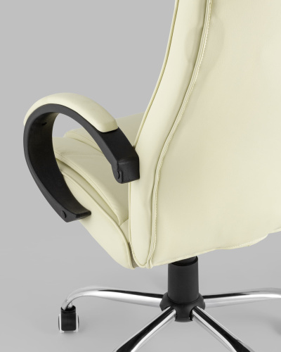 Кресло руководителя TopChairs Atlant бежевое. Фото №8