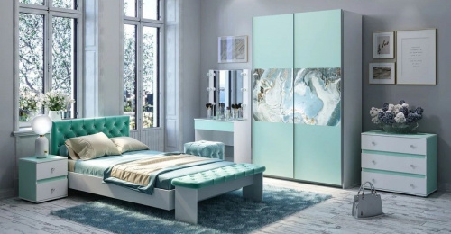 Банкетка Тифани,зеленый фото Банкетка Тифани,зеленый. Фото №4