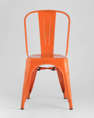 Стул TOLIX оранжевый глянцевый фото Стул TOLIX оранжевый глянцевый. Фото №4