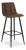 Стул SPICE (mod.8078) металл,ткань наппа, 51 x 42 x 104 см, темно-коричневый/черный, PK-03 (поставляется только по 2 шт) фото Стул SPICE (mod.8078) металл,ткань наппа, 51 x 42 x 104 см, темно-коричневый/черный, PK-03 (поставляется только по 2 шт). Фото №1