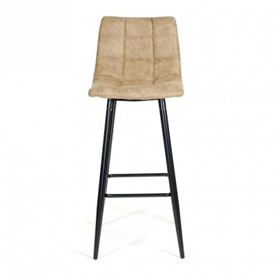 Стул SPICE (mod.8078) металл,ткань наппа, 51 x 42 x 104 см, светло-коричневый/черный, PK-01 (поставляется только по 2 шт) фото Стул SPICE (mod.8078) металл,ткань наппа, 51 x 42 x 104 см, светло-коричневый/черный, PK-01 (поставляется только по 2 шт). Фото