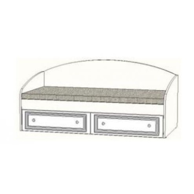 Тахта раздвижная с двумя выдвижными ящиками АЙС. Фото №2