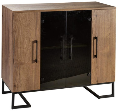 Тумба под оргтехнику Loft Дуб Табак. Фото №4