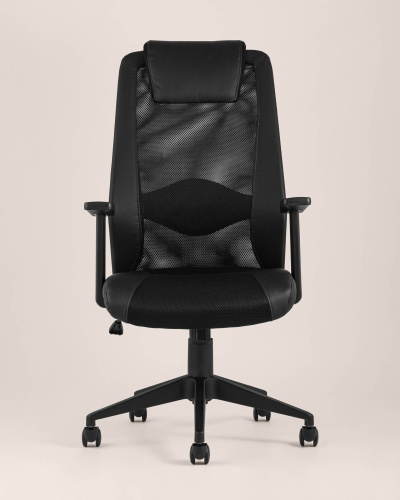 Кресло офисное TopChairs Studio черное фото Кресло офисное TopChairs Studio черное. Фото №5