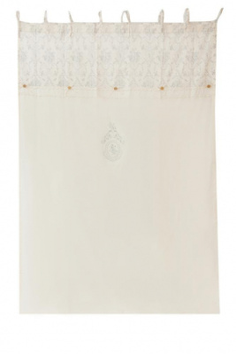 Занавеска на завязках с подхватами Secret De Maison Saint-Michel фото Занавеска на завязках с подхватами Secret De Maison Saint-Michel. Фото №2