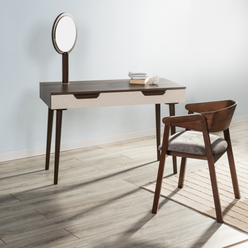 Зеркало для стола туалетного Сканди Орех. Фото №7