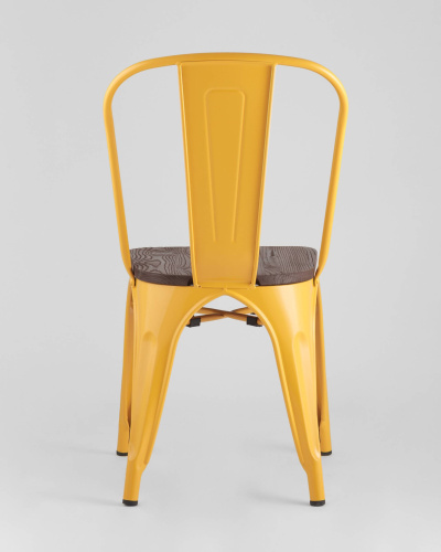 Стул TOLIX WOOD желтый. Фото №7