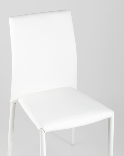 Стул ABNER экокожа белый. Фото №8