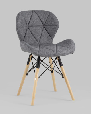 Стул Бон рогожка темно-серый. Фото №3