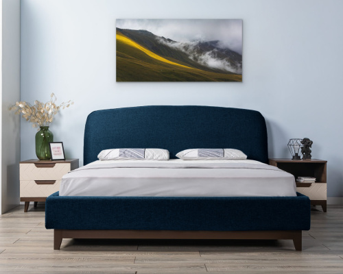 Кровать с ортопедическим основанием  1.4 Сканди Лайт Сапфир Арт. Фото №11