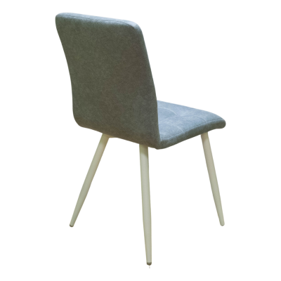 Стул Доби (Каркас (белый 9016 матовый) тк. коллекции Safari голубой 020). Фото №5