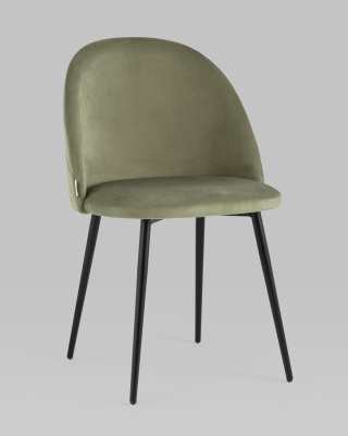 Стул Фолио велюр пыльно-оливковый фото Стул Фолио велюр пыльно-оливковый. Фото №3