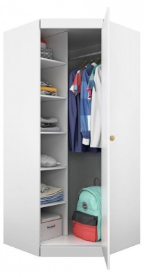 Шкаф платяной Polini Kids Fun, белый фото Шкаф платяной Polini Kids Fun, белый. Фото №4