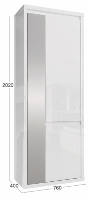 Норден набор мебели для прихожей Белый. Фото