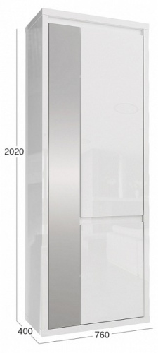 Норден набор мебели для прихожей Белый. Фото №2