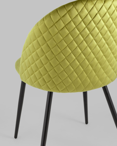 Стул Lilly велюр фисташковый. Фото №8