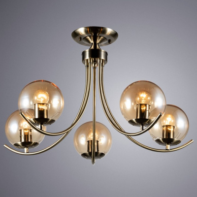 Люстра на штанге Arte Lamp Scarlett A2715PL-5AB. Фото №2