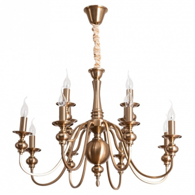 Подвесная люстра Arte Lamp Passoni A6097LM-12PB фото Подвесная люстра Arte Lamp Passoni A6097LM-12PB. Фото №2